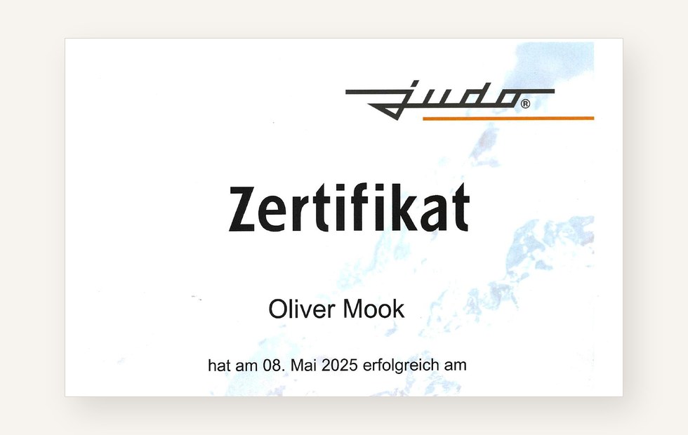 Vorschau Judo Enthärtung — Oliver Mook